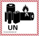 ADR NÁLEPKA SAMOLEPIACE - ZNAČKA PRE LITHIUM-IONTOVÉ BATÉRIE (10 X 10CM) - UN (doplniť) OZN. 29027