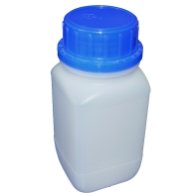 310-73095 HDPE FĽAŠA 250 ML UN NATUR širokohrdlá HRANATÁ, BEZ UZÁVĚRU