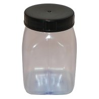 310-71082 PVC DÓZA 750 ML HRANATÁ širokohrdlá, BEZ UZÁVĚRU