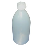 301-770507 LDPE LÁHEV 500 ML NATUR úzkym hrdlom OKRÚHLA, BEZ UZÁVĚRU