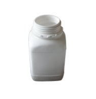 310-79212 HDPE LÁHEV 1500 ML UN BIELA HRANATÁ širokohrdlá, BEZ UZÁVĚRU