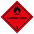 ADR NÁLEPKA SAMOLEPIACE - ADR trieda 3 – FLAMMABLE LIQUID (10 X 10 CM) OZN. 290031