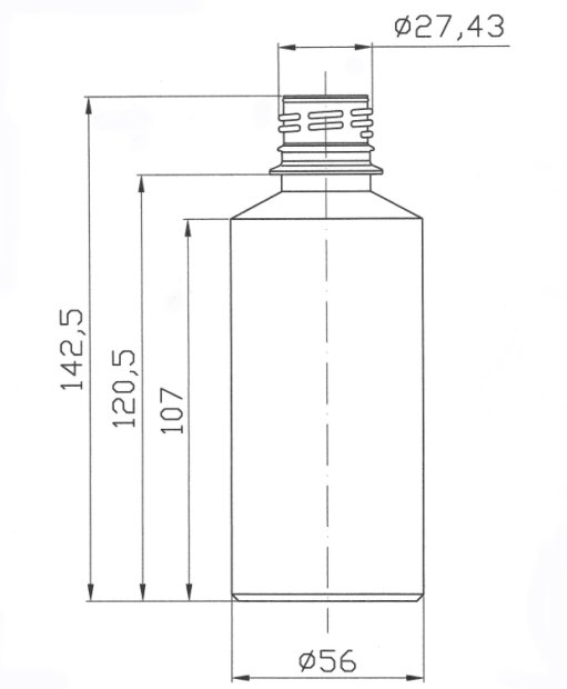 PET LÁHEV 250 ML BEZ STUPNICA TYP 0020, BEZ UZÁVĚRU(2)