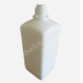 310-82553 HDPE LÁHEV 2500 ML BIELA HRANATÁ úzkym hrdlom, BEZ UZÁVĚRU