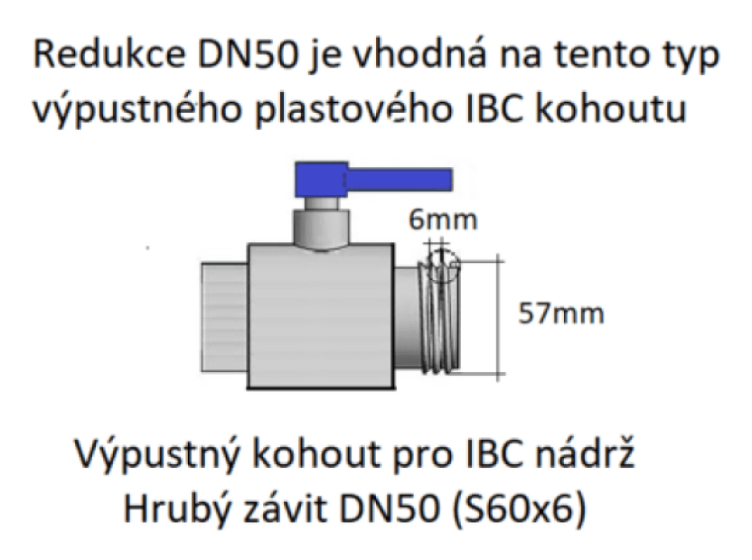 Profi prepojenie 2 IBC nádrží + 3/4" záhradný kohút(2)